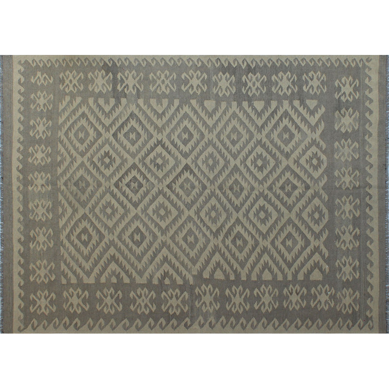 Benge Wool Geometric Indoor Rug