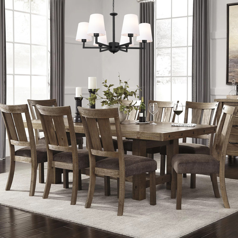 Gilmore 6 - Light Shaded Chandelier, Black White