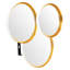 Ensemble de miroirs 3 pièces lampe Effiom-1366553833