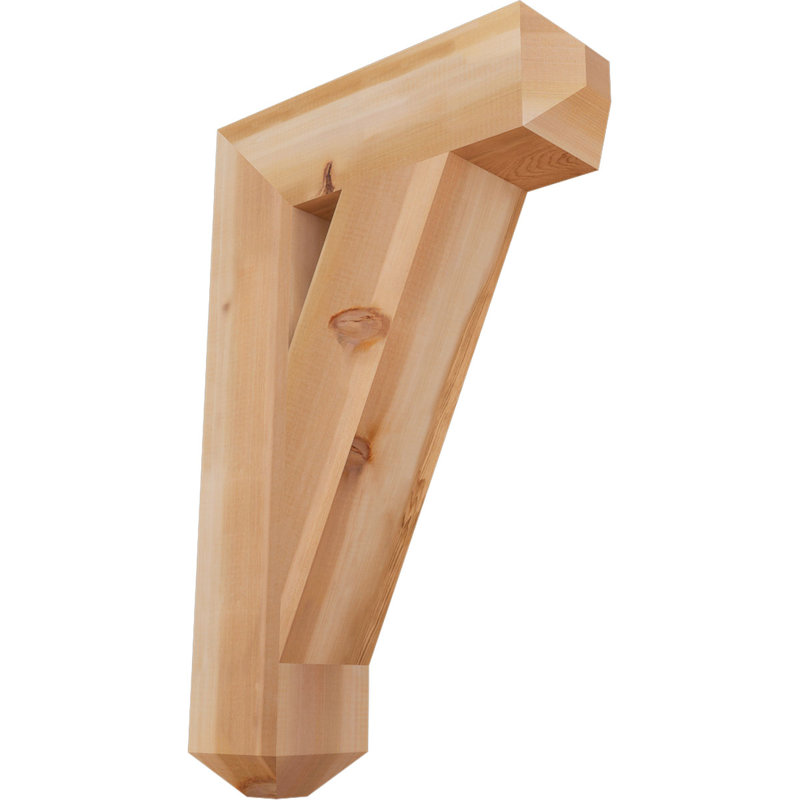 Support pour artisan traditionnel, H 34 po x l 5,5 po x P 22 po, Cèdre rouge de l'Ouest (lisse)