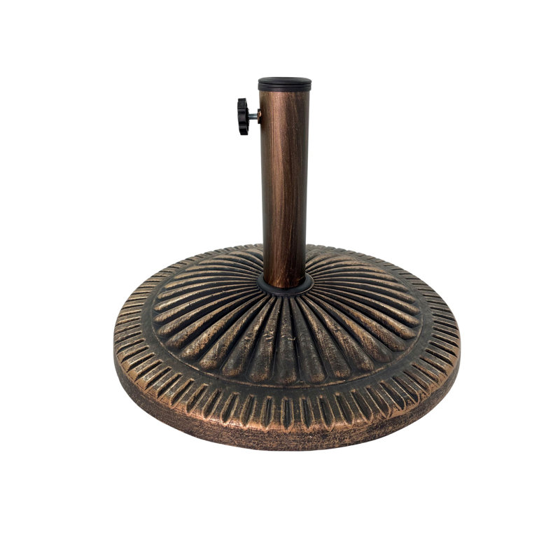 Base de parasol autoportante en aluminium
