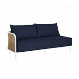 Havana 57" Wide Outdoor Loveseat with Cushions