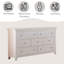 Commode 7 tiroirs Arnette