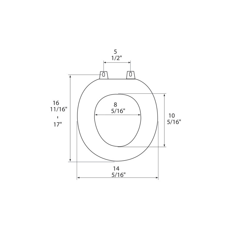 Round Toilet Seat