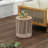 Outdoor Rattan Rope & Acacia Wood Side Table - Patio Balcony Furniture, Weather-Resistant Design For Garden, Yard, And Balcony-903020744