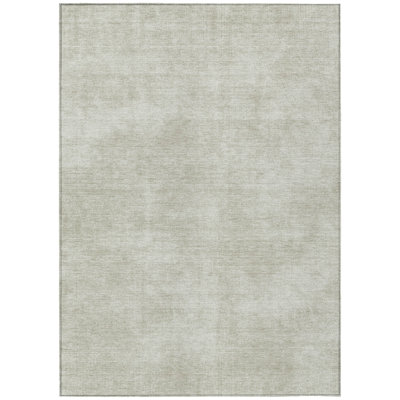 Tapis beige lavable intérieur / extérieur 5 pi x 8 pi HomeRoots