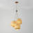 FOS 3 - Light Brushed Brass Cluster Pendant