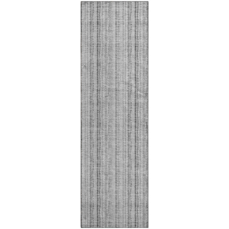 Premium Machine Washable Prisco Silver Rug