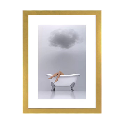 " Woman Relaxing In The Bath "