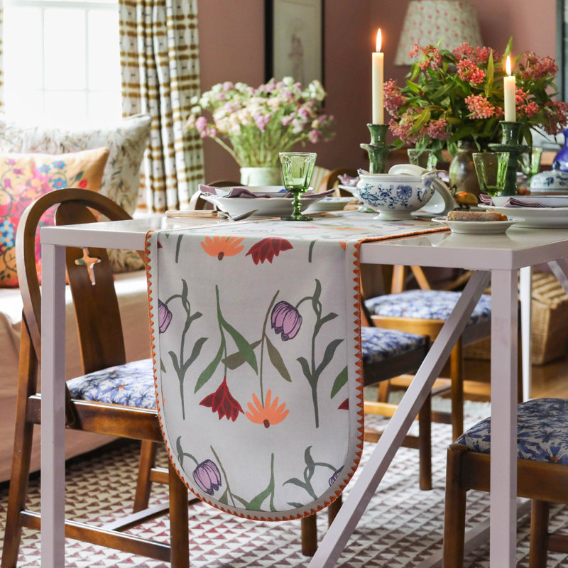 Table Runner Picnic on the Meadow, 12" x 78" Runner
