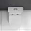 Toilette compacte 23 pouces - blanche, double chasse, petite salle de bain au choix idéal, chasse d'eau silencieuse et siège, facile à nettoyer, indispensable