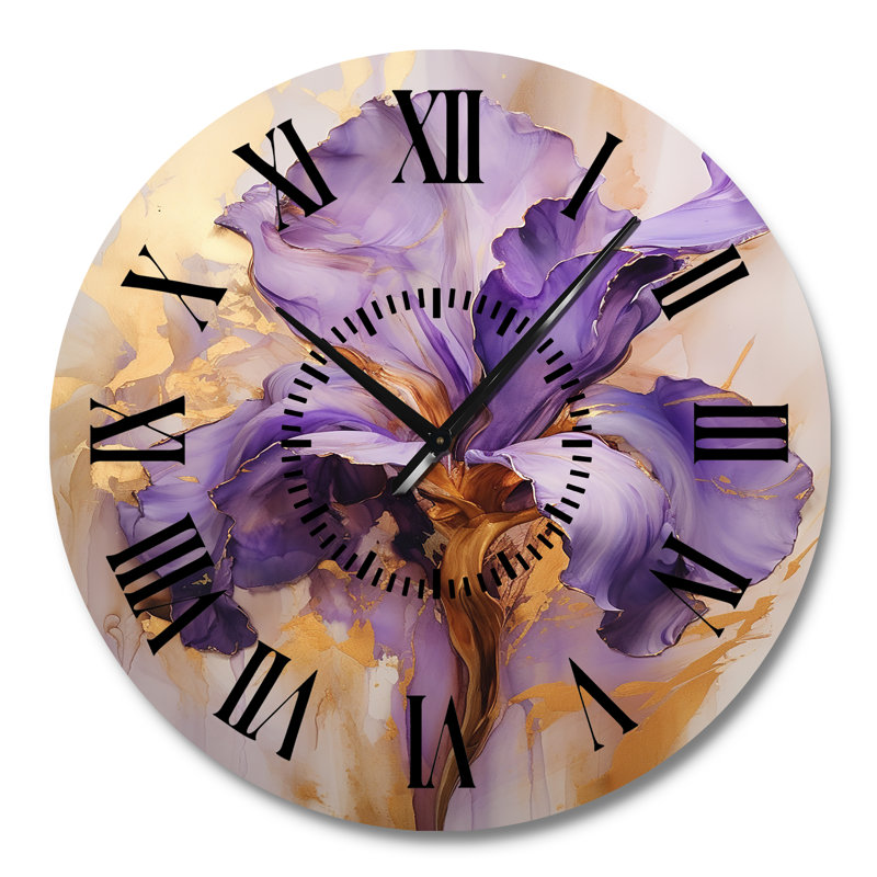 Horloge murale Golden Iris, Grand