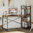 Sarahlouise Computer Desk with Power Outlet & Storage Shelves, PC Desk Workstation for Home Office-1068014540-1068014384
