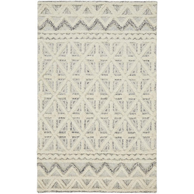 Saint Lucia Wool Geometric Area Rug