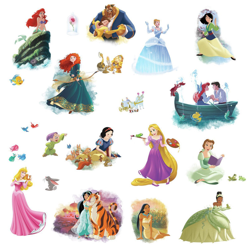Fantasy & Sci-Fi Non-Wall Damaging Wall Decal, 7.6" H x 8.5" W