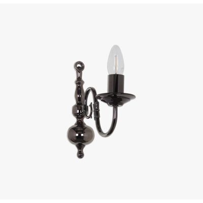Roosevelt Steel Candle Wall Light