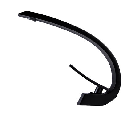 Robinet de salle de bain monotrou en forme de G