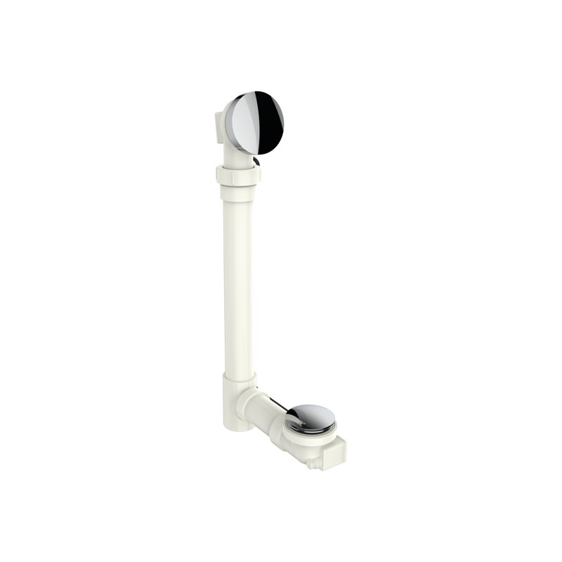 Victoria + Albert Freestanding Bathtub Overflow and Drain For Above-Floor Installation Box, Polished Chrome