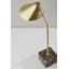Lampe de bureau brune 20 po Russ