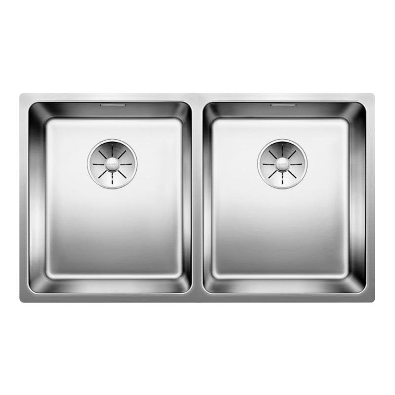 Andano 74.5 x 44cm Double Bowl Undermount Kitchen Sink