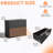 Lateral File Cabinet 2 Drawer, Black Filing Cabinet With Lock, Lockable File Cabinet For Home Office