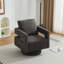 Fauteuil d'appoint pivotant carré avec dossier ouvert 29,13 po-879750212
