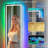 Denekia Lighted Full Length Mirror Wall Mounted Mirror, RGB Colour Changing LED Lights Mirror-93832059
