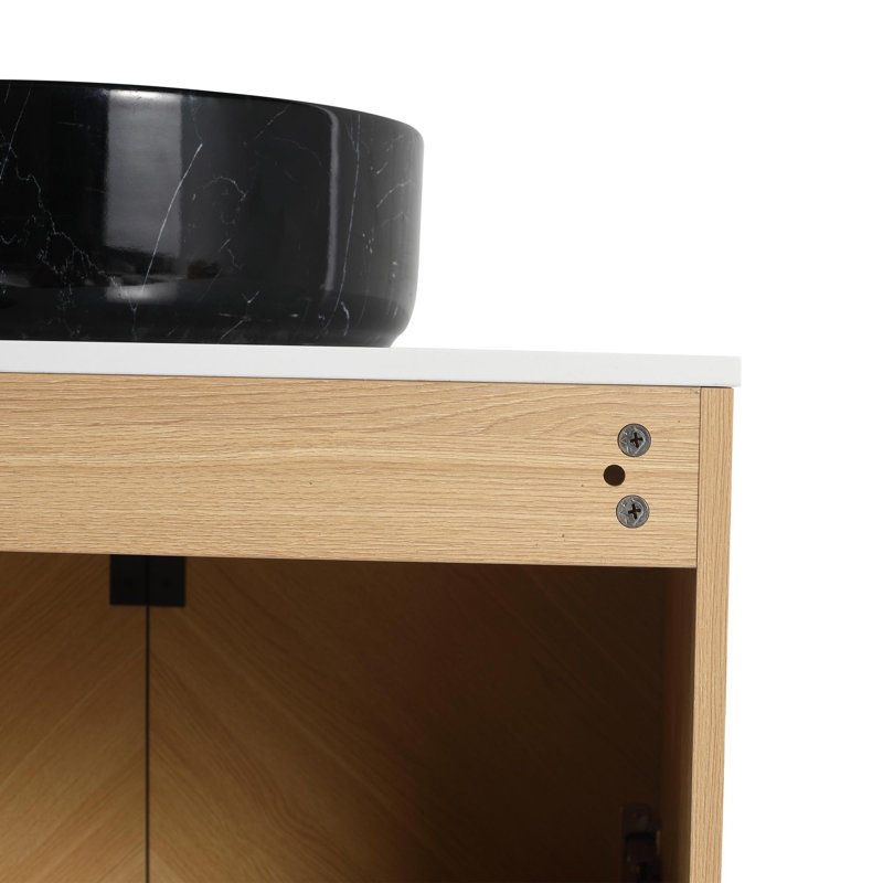 Meuble-lavabo de 30 po avec lavabo en céramique, 30"