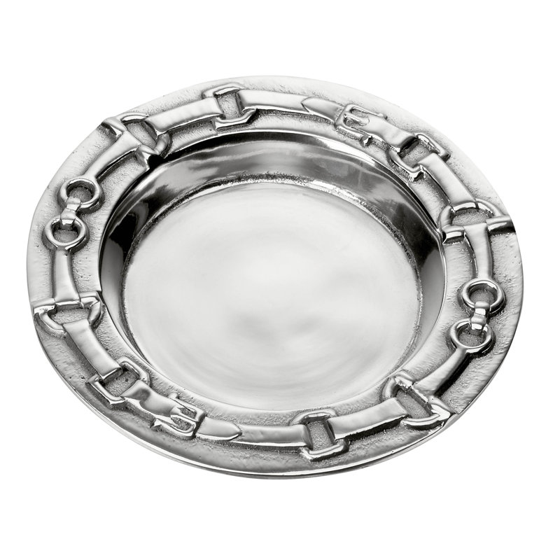 Equestrian Aluminum Round 1 Piece Coaster