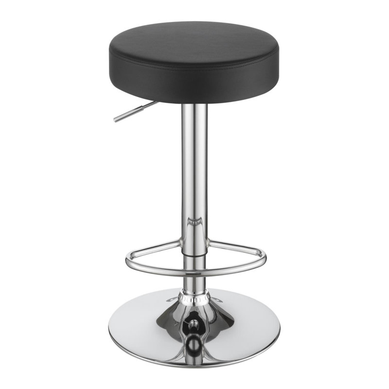 Tabouret de bar réglable moderne pour une assise confortable et relaxante, Black