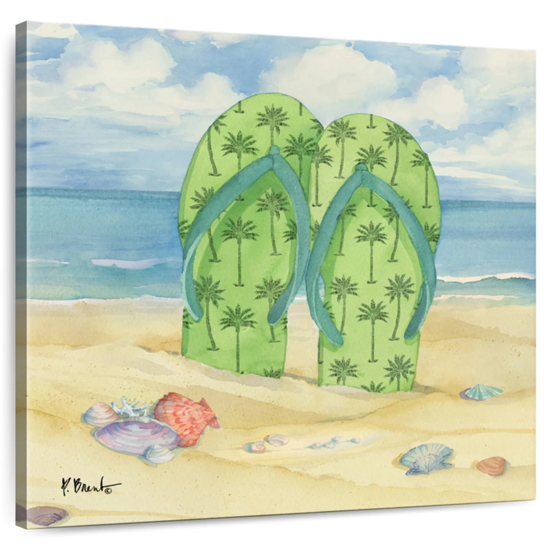Gillard Toes In The Sand V, 36" H x 36" W