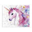 Licorne à crinière rose avec toile d'étoiles, design by Creative Studio-1164256667