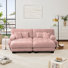 Modular Sectional Sofa Cloud Couch, Deep Seat Couches With Ottoman For Living Room