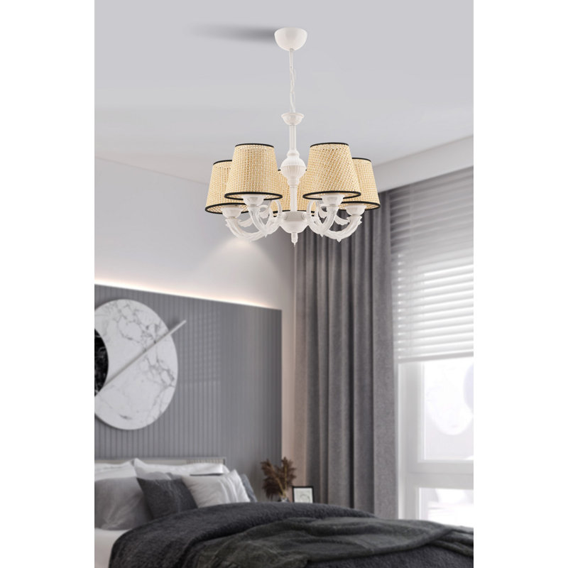 Lustre, Noir / blanc / crème