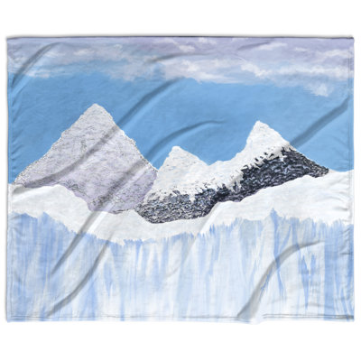 Frozen Time  Velveteen Blanket