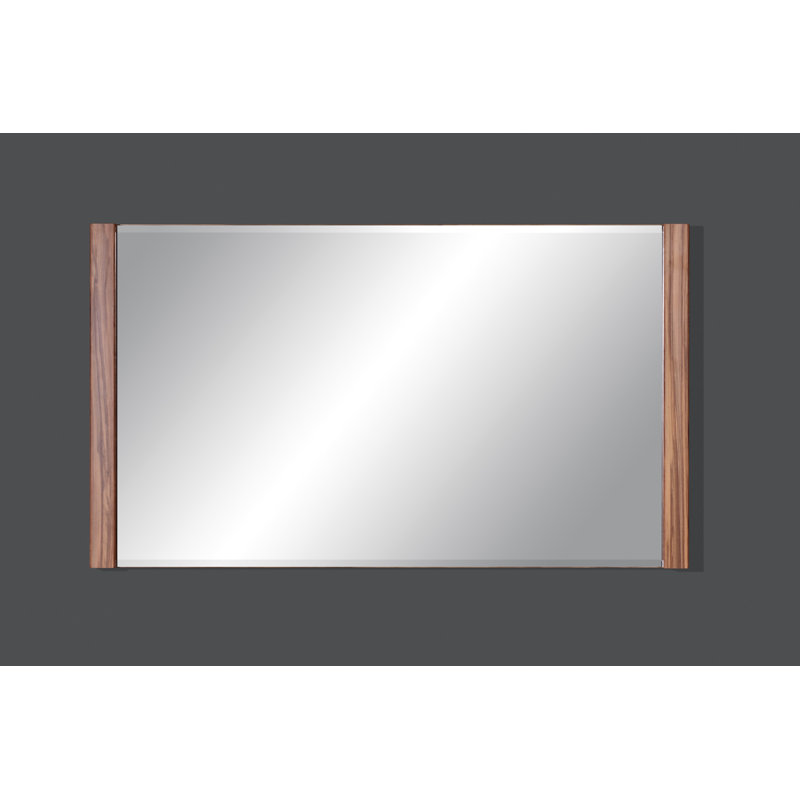 Wycliffe Wall Mirror, Baltimore-Walnut