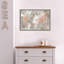 «Celestial World Map» par Isabelle Z, reproduction d'art graphique sur toile flottante