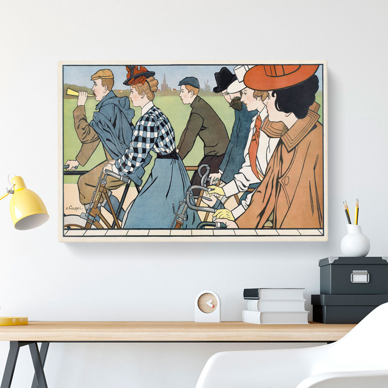 Hammers Bicycles by Johann Georg Van Caspel - Wrapped Canvas, 35cm H x 50cm W x 3cm D