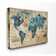 Abstract World Map by Art Licensing Studio - Print