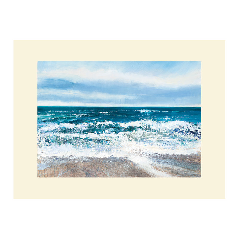 Pull Of The Tide - No Frame Print, Paper, 30cm H x 40cm W, Beige