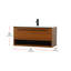 Ensemble de meuble-lavabo simple mural 40 po Roman-2015390120