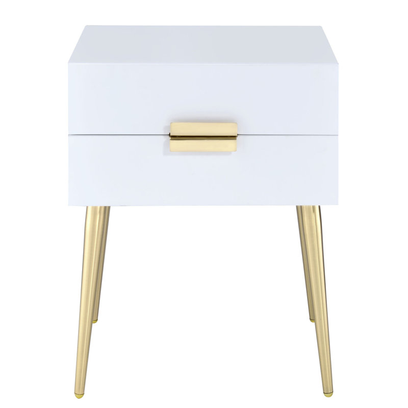 Table d'appoint avec 2 tiroirs
