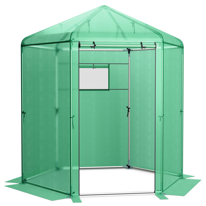 Breeanne 7 Ft W x 6 Ft D Greenhouse