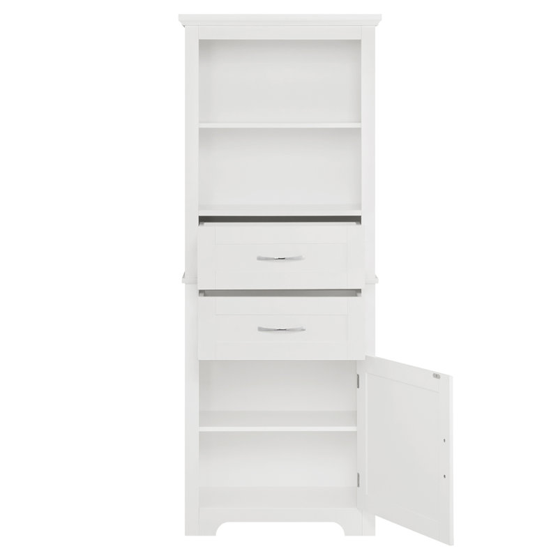 Armoire d'appoint Caisen, Blanc