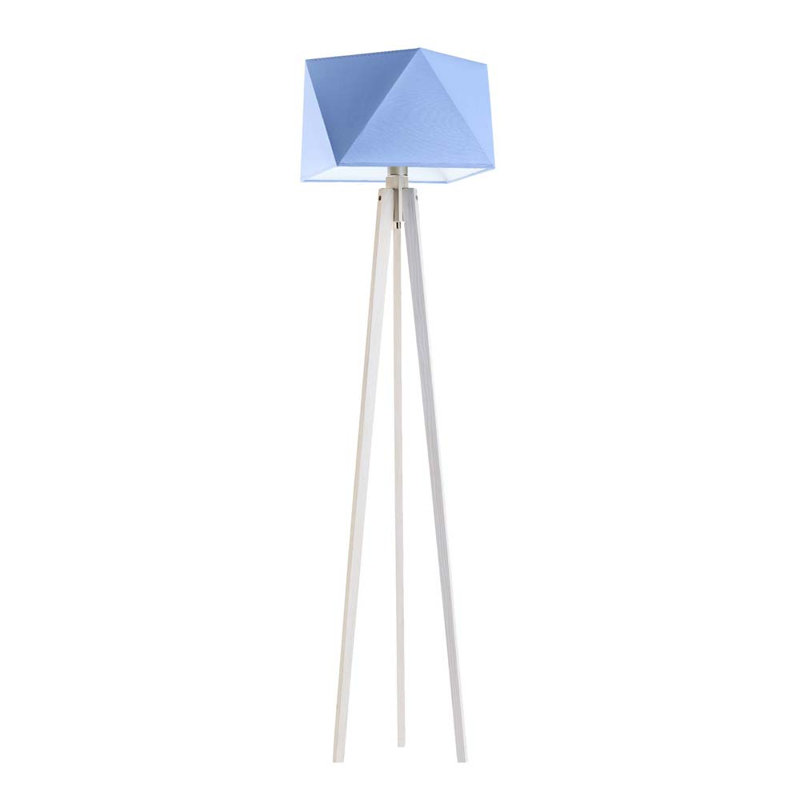 Artis 151cm Tripod Floor Lamp, White, Blue