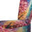 Colorful Forest Harmoney Forest I - Upholstered Modern Side Chair, Pointillism Art Accent Chair