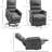 Gray Electric Recliner For Elderly - Power Lift, Remote Control, Side Pockets Living Room Elderly- Lift Chair Linen-Feel, Remote, Comfort