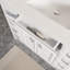 Meuble-lavabo simple en bois massif l 42 po x P 22 po Capri avec plateau en pierre reconstituée, organisateur de tiroir, lavabo en céramique encastré, pré-assemblé (blanc) -1530264361-1550964389-1550964411