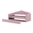 Twin-Size Upholstered Daybed With Pull-Out Bed, Plush Velvet Sofabed With USB Charging Stations