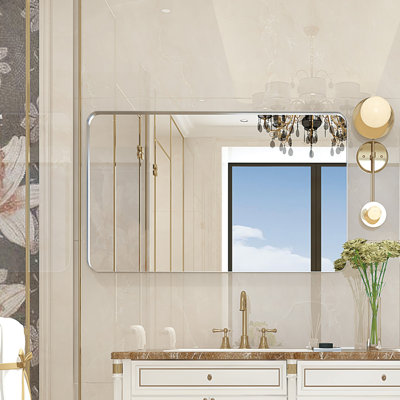 Miroir de salle de bain moderne et minimaliste